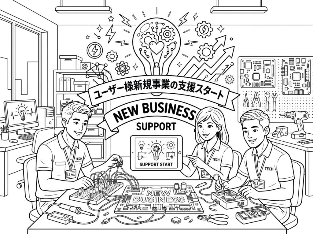 新規事業支援開始！