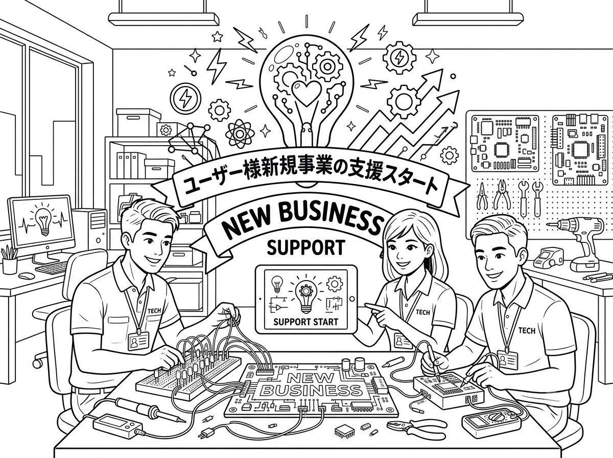 新規事業支援開始！
