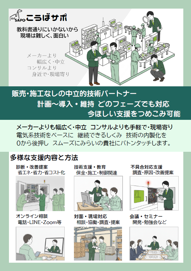 パンフ_中小工場保全_内製化、人手不足支援