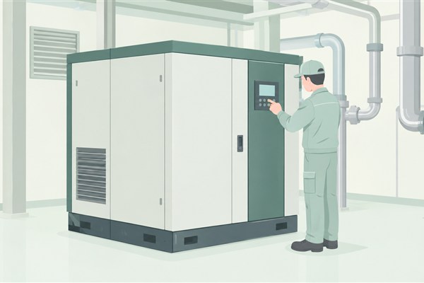 AI活用 コンプレッサーの省エネ